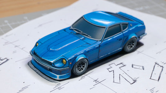 Custom Painted Anime/Manga Style Wangan Midnight Datsun Devil Z 240z