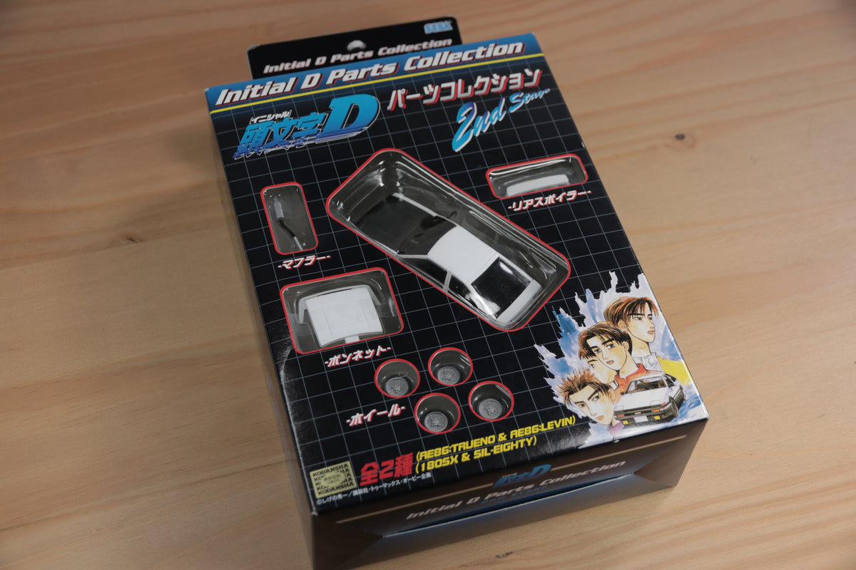 SEGA Initial D Parts Collection 2ND STAGE AE86 Trueno AE86 Levin NIB