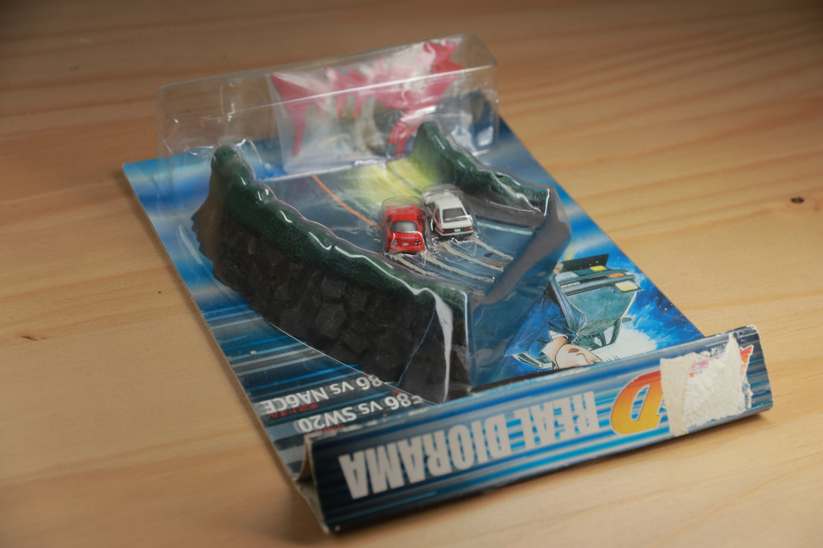 Vintage SEGA Initial D Mini Diorama AE86 vs Mazda Roadster NA Rare Japan Import