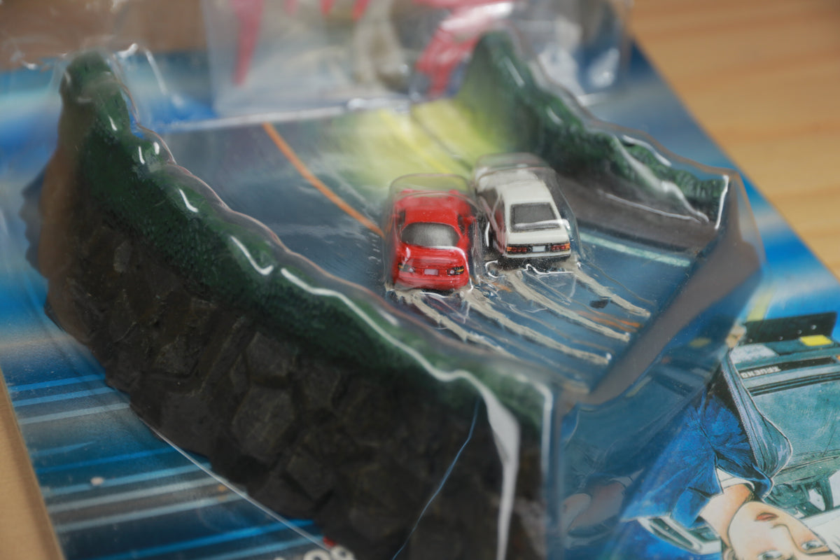 Vintage SEGA Initial D Mini Diorama AE86 vs Mazda Roadster NA Rare Japan Import