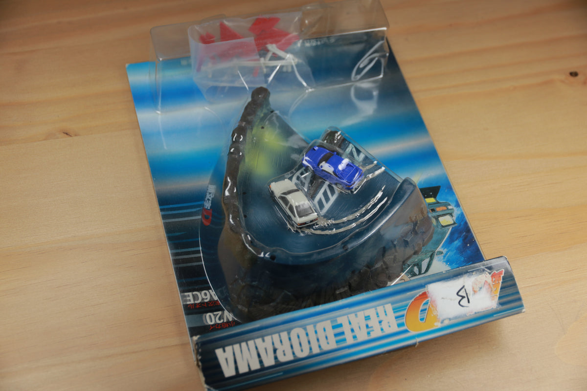 Vintage SEGA Initial D Mini Diorama AE86 vs SW20 Super Rare Japan Import