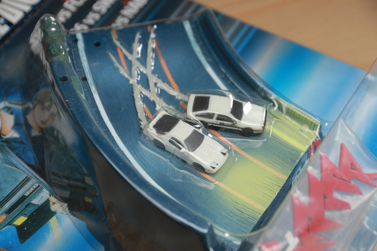 Vintage SEGA Initial D Mini Diorama AE86 vs FC3S Super Rare Japan Import