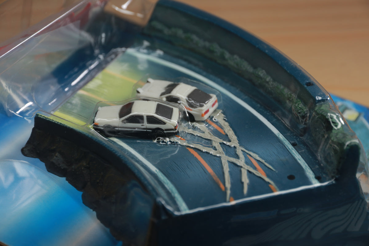 Vintage SEGA Initial D Mini Diorama AE86 vs FC3S Super Rare Japan Import