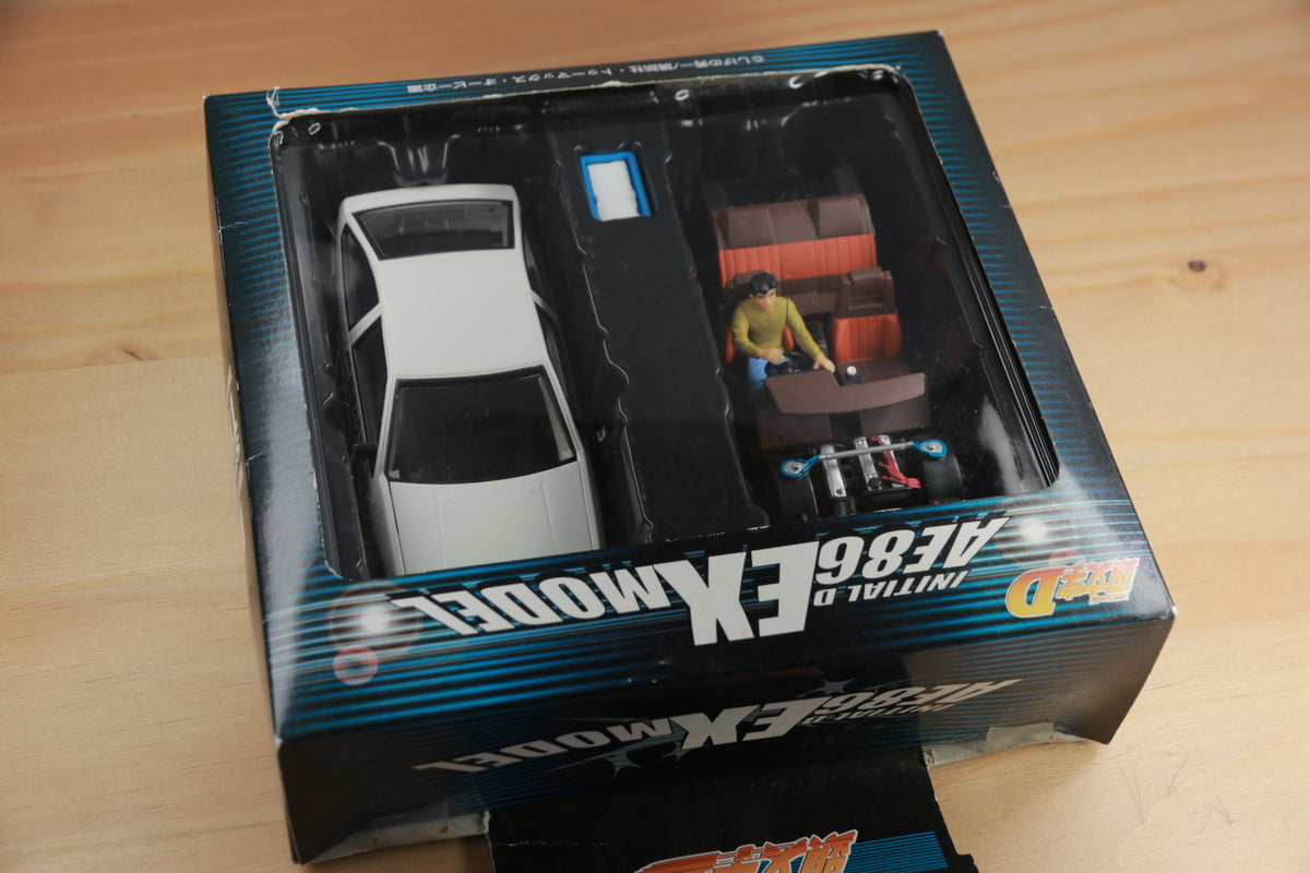 Vintage SEGA Initial D Toyota AE86 EX MODEL Bunta Fujiwara Tofu Delivery Car