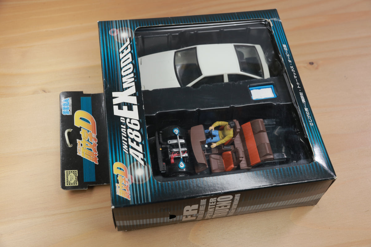 Vintage SEGA Initial D Toyota AE86 EX MODEL Bunta Fujiwara Tofu Delivery Car
