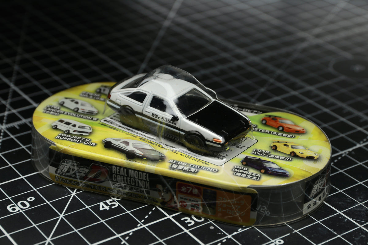 Vintage Initial D Project D Real Model Collection Mini Car Collection Lot of 7