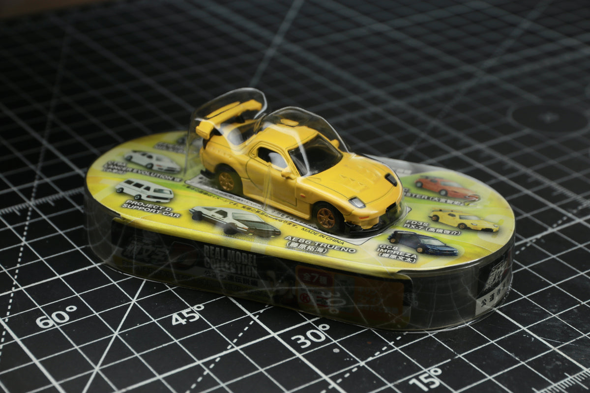 Vintage Initial D Project D Real Model Collection Mini Car Collection Lot of 7