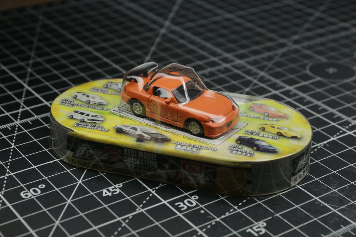 Vintage Initial D Project D Real Model Collection Mini Car Collection Lot of 7